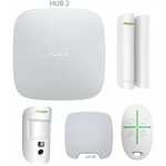 Starterkit AJAX Hub 2 + sirene intérieur blanc