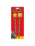 Pyramid Super Mario Pencil & Topper Set (2-Pack)