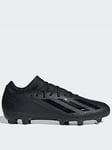 adidas Mens X Speedportal.3 Firm Ground Football Boot - Black, Black, Size 12, Men