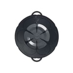 Kuhn Rikon Kochblume Spill Stopper for 14-18cm Pots + Pans Black 72016.10