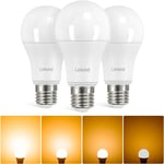 Linkind Ampoule Led E27 Dimmable, 13W Équivalent 100W, Blanc Chaud 2700K, 1521lm, Ampoule Edison A60 Gros Culot à Vis, Lampe Intensité Variable 220-240v, Lot de 3