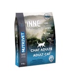 NUTRIVET - INNE Chat - Croquettes sans Céréales - Chat Adulte - Poisson - 80% d'ingrédients d'origine Animale - 6kg