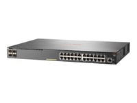 HPE Aruba 2930F 24G PoE+ 4SFP - Commutateur - C3 - Géré - 24 x 10/100/1000 (PoE+) + 4 x Gigabit SFP (liaison montante) - Montable sur rack - PoE+ (370 W)