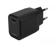 Deltaco 20W USB-C Väggladdare - Svart