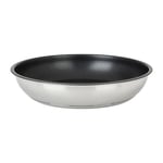 Sitram 715018 Poêle Inox amovible Gamme SITRAMOVIBLE ARPEGE Ø 24 cm H 4,5 cm - Revêtement intérieur anti-adhésif sans PFOA - Tous feux dont induction - vendu sans le manche