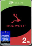 Seagate IronWolf, 2TB, Enterprise Internal NAS HDD - CMR 3.5 Inch, SATA 6GB/s,