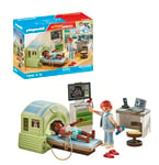 Playmobil 71618 Action Heroes: MRI with patient, realistic examination by the radiologist, made from over 80% recycled and bio-based materials, detailed play sets suitable for children ages 4+