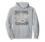 Disney Peter Pan Christmas Tinker Bell Santa I Can Explain Pullover Hoodie