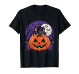 Spooky Halloween Haunted House Pumpkin T-Shirt