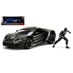 BLACK PANTHER 2010 WITH LYKAN HYPERSPORT 1:24 Jada Toys Movie Die Cast