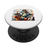 Dragons avec le son soul du jazz PopSockets PopGrip Interchangeable