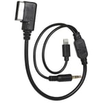 Adaptateur d'interface aux 3.5mm avec ligne Fit pour Audi vw mdi ami mmi iPad iPhone 5 6S