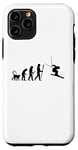 Coque pour iPhone 11 Pro Skieur Evolution Passionné de ski