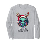 Funny Alien Lost in the Holiday Spirit Christmas Long Sleeve T-Shirt