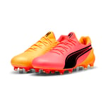 Puma KING ULTIMATE TRICKS FG/AG Unisex Football Boots - Orange - Size UK 13