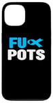 Coque pour iPhone 13 T-shirt bleu clair de sensibilisation aux POTS - FU POTS Awareness