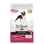 Schesir, Aliments secs pour Chiens Adultes de Petite Taille, Ligne de Maintien au goût du Jambon, croquettes - Sac de 2 kg