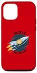 Coque pour iPhone 12/12 Pro Le ciel n'est pas votre limite Bitcoin Rocket