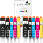 Colour Direct 550XL 551XL Compatible Ink Cartridges for Canon PGI-550 CLI-551 X