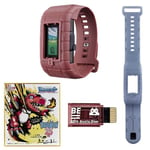 Digimon Bandai Vital Bracelet BE Digital Monster 25th Anniversary Set | Vital Bracelet Digital Pet Watch With Memory Card Included Based On Anime | Train Your Virtual Pet Using This Fitness Tracker