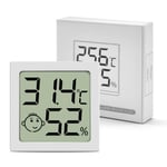 Lot Thermometre Interieur Maison,Mini Lcd Digital Thermomètre,Hygromètre D'Intérieur Mural Petit Pour Chambre Bébé,Chambre À Coucher,Salon Et Cuisine,1 Pièce