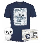 Funko Pop! Tee (Adult): Harry Potter - Hedwig Vinyl Figure T-Shirt (S)