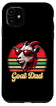 Coque pour iPhone 11 Vintage Goat Dad G.O.A.T Best Goat Daddy Funny pour la fête des pères