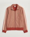 Lacoste Monogram Full Zip Track Jacket Iberis/Latte