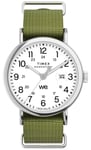 Timex TW2W8600 Weekender INDIGLO (40mm) White Dial / Watch