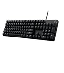 Logitech G413 SE Clavier Gaming Mécanique Grande Taille, Clavier Allemand QWERTZ - Noir