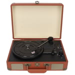 UK Plug BT Record Player 3 Speed Retro Portable Suitcase Record Player Hot