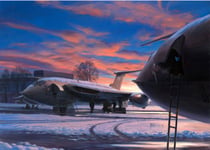 Handley Page Victor RAF Marham Jet Aircraft Plane Christmas Card