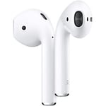 Apple AirPods (2nd generation) MV7N2ZM/A, Headset, In-ear, Calls & Music, White, Binaural, Touch