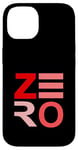 Coque pour iPhone 14 Rouge Zeroed in ! Graphique rouge