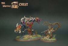 #Warhammer# AOS Chaos Khorgorath and Skulltaker peint par l'équipe #TMC# -