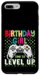 Coque pour iPhone 7 Plus/8 Plus Birthday Boy Time to Level Up Jeu vidéo Anniversaire Gamer Boys