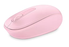 Microsoft - Wireless Mobile Mouse 1850 - Souris sans Fil avec nano récepteur USB pour PC, ordinateurs portables compatible Windows, Mac, Chrome OS - Light Orchid (U7Z-00024)