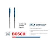 Bosch Expert Flat Bit SelfCut Speed Wood Drill Bits 10mm  1 Pair