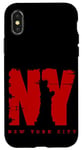 Coque pour iPhone X/XS New York with Statue of Liberty, This is My New York City