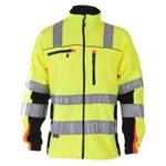 Fleecejakke BS Bergset HiVis KL 3