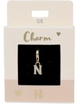 Depesche 11785-028 Charms Express Yourself-Pendentif pour Colliers et Bracelets, Lettre N,doré, comme Petit Cadeau, Multicolored