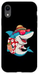 iPhone XR Shark Hawaiian Funny Aloha Hawaii Holidays Beach Lover Fan Case