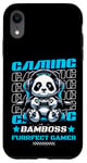 Coque pour iPhone XR Graphique de jeu vidéo Panda Gaming pour hommes, garçons, femmes, enfants