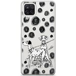 ERT GROUP mobile phone case for Samsung A12 / M12 original and officially Licensed Disney pattern Dalmatian 002 optimally adapted to the shape of the mobile phone, partially transparent