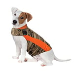 ThunderShirt Polo pour Chien Anxiety Jacket | Gilet de Protection apaisante recommandé par vétérinaire pour Feux d'artifice, Tonnerre, Voyage et séparation | Camo, Taille S