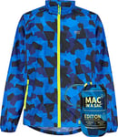 Mac in a Sac Origin II - Waterproof Packable Jacket, Veste Imperméable Homme, Blue Camo, XXS