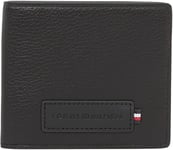 Tommy Hilfiger Portefeuille Homme Premium Mini Wallet en Cuir, Noir (Black), Taille Unique