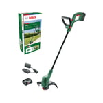 Bosch Grästrimmer Easygrasscut 18V-260 med 2x2Ah batteri och laddare