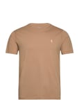 Custom Slim Fit Jersey Crewneck T-Shirt Designers T-shirts Short-sleeved Beige Polo Ralph Lauren