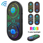 G11 Air Mouse Voice Remote Control 2.4G Langaton RGB-taustavalaistu Gyro IR Learning PC X96 H96 Android TV BOX Yleiskaukosäädin|Kaukosäätimet|